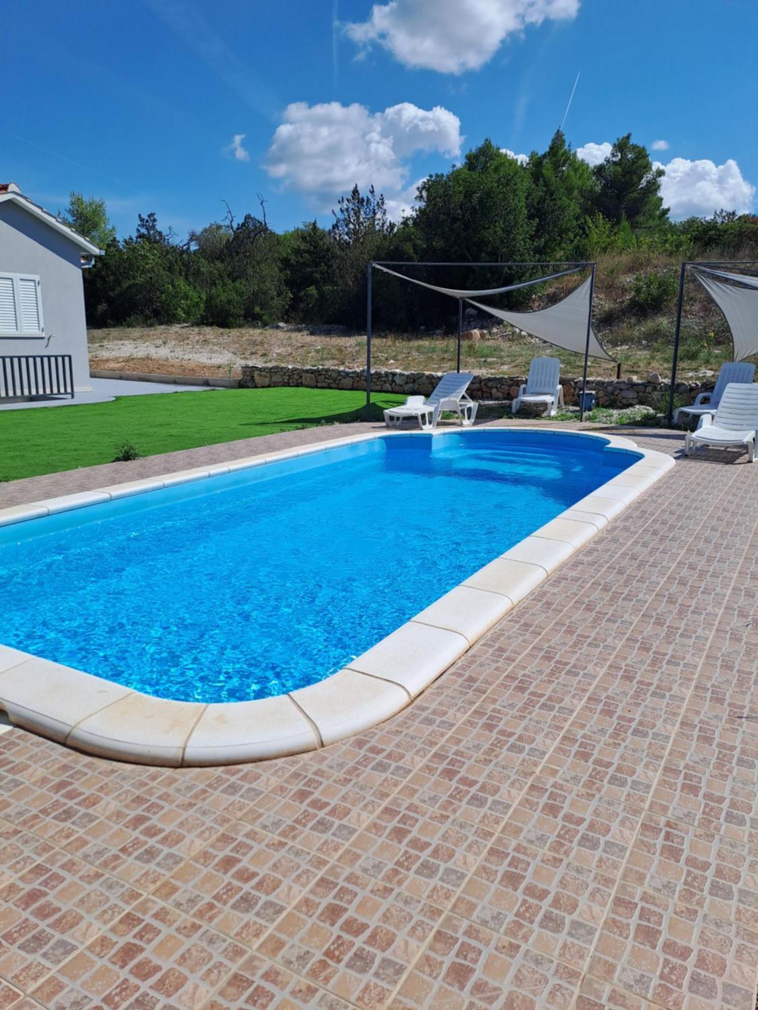 Villa Nane Garden House With Heated Pool à Mirce Extérieur photo