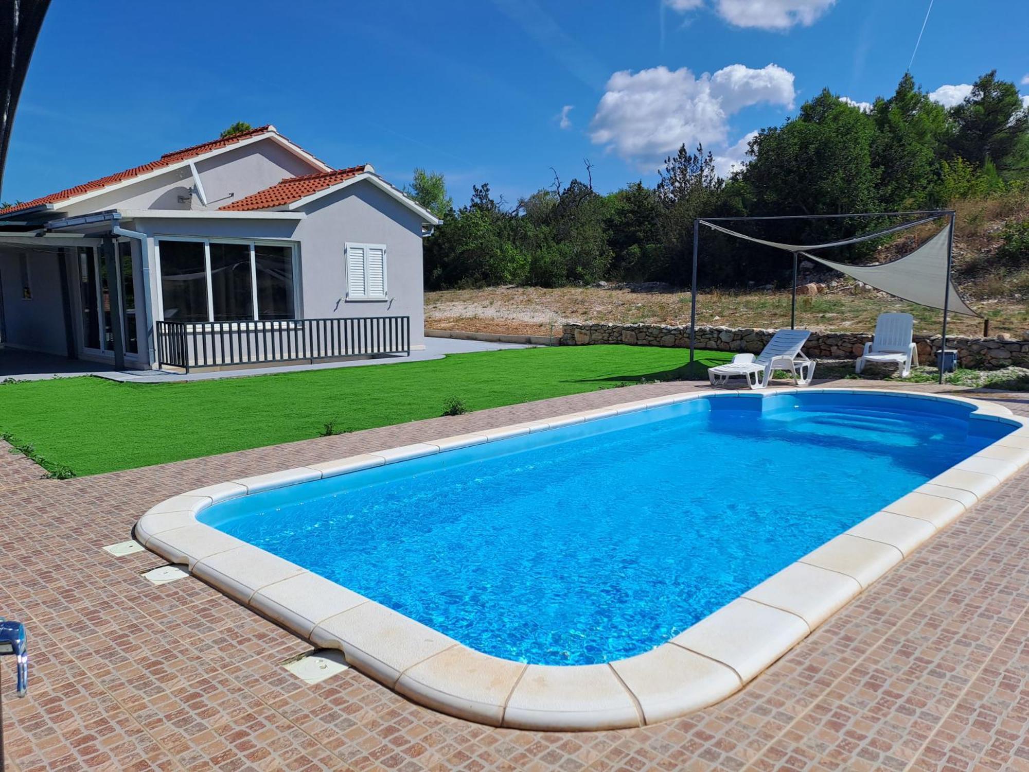 Villa Nane Garden House With Heated Pool à Mirce Extérieur photo